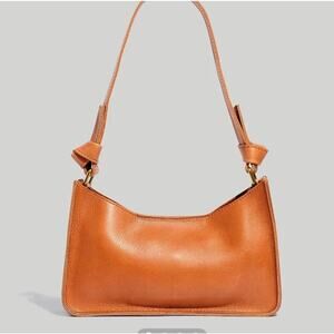 New! Madewell The Sydney Shoulder Bag Burnished Caramel
